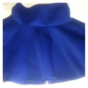 Charloutte Russe Blue Skater Mini Skirt